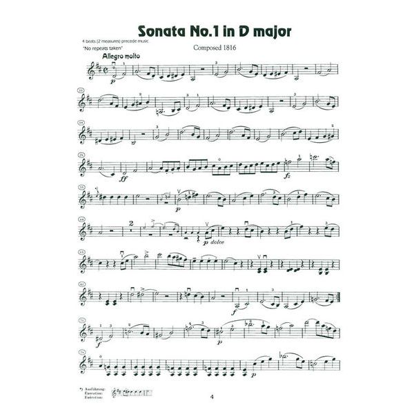 Music Minus One Schubert Violin Sonatinas