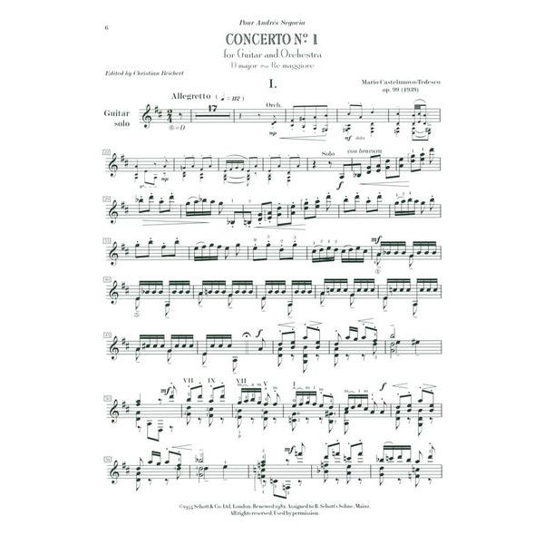 Music Minus One Castelnuovo-Tedesco Concerto