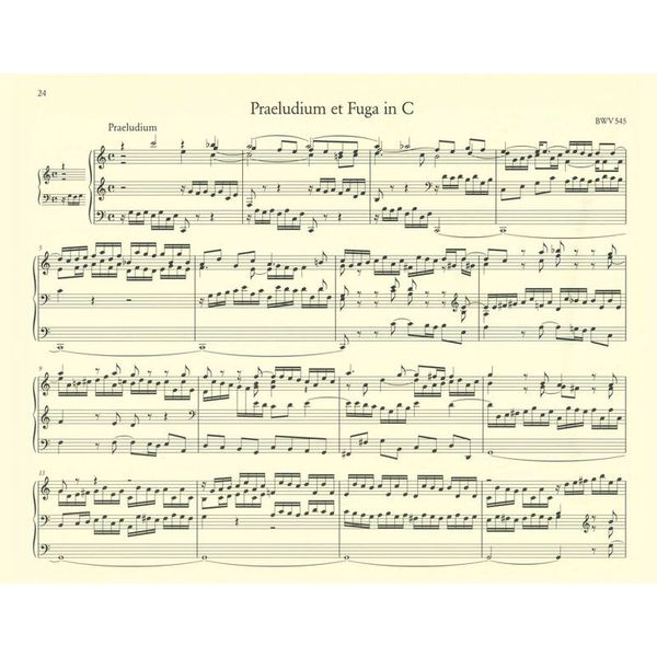 Breitkopf & Härtel Bach Sämtliche Orgelwerke 1