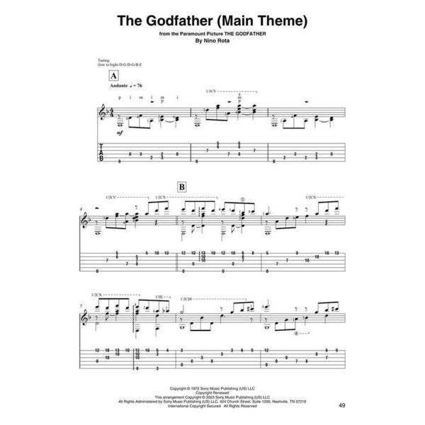 Hal Leonard Movie Themes Classical Guitar