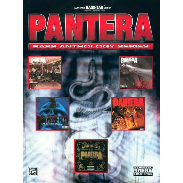 Alfred Music Publishing Pantera: Bass Anthology