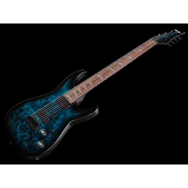 Schecter Omen Elite-7 See Blue Burst