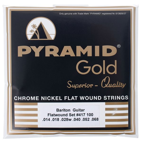 Pyramid 417 Gold Flatwound Baritone 14
