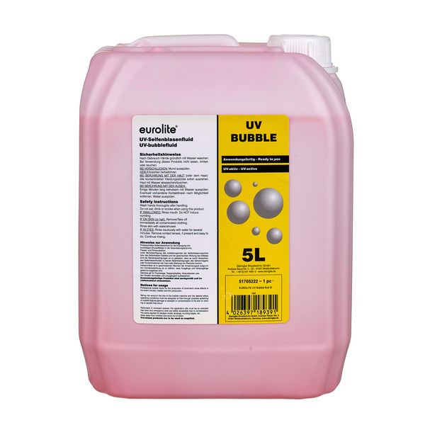 Eurolite UV Bubble Fluid 5l red