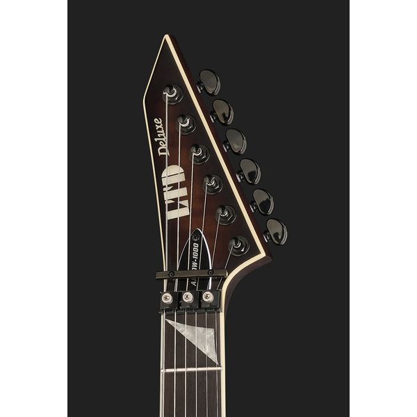 ESP LTD Arrow QM Dark Brown Burst