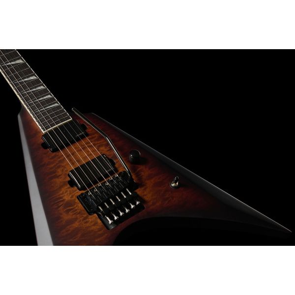 ESP LTD Arrow QM Dark Brown Burst