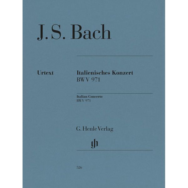 Henle Verlag Bach Italienisches Konzert