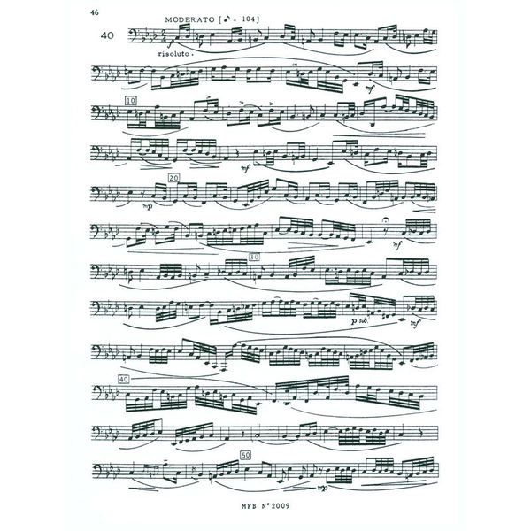 Alphonse Leduc 43 Bel Canto Studies Tuba