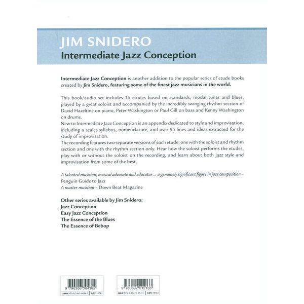 Advance Music Inter Jazz Conception Trombone