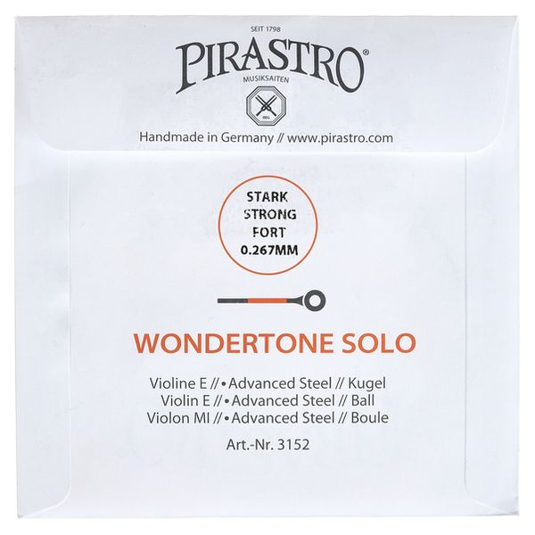 Pirastro Wondertone Solo E Vn 0,267 BE
