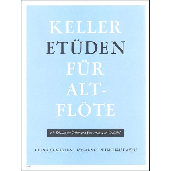 Heinrichshofen Verlag Etüden for Altflöte
