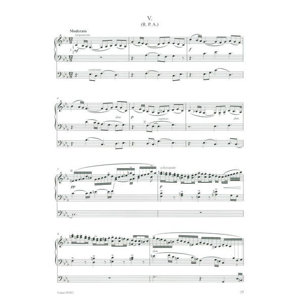 Carus Verlag Elgar Enigma-Variationen Orgel