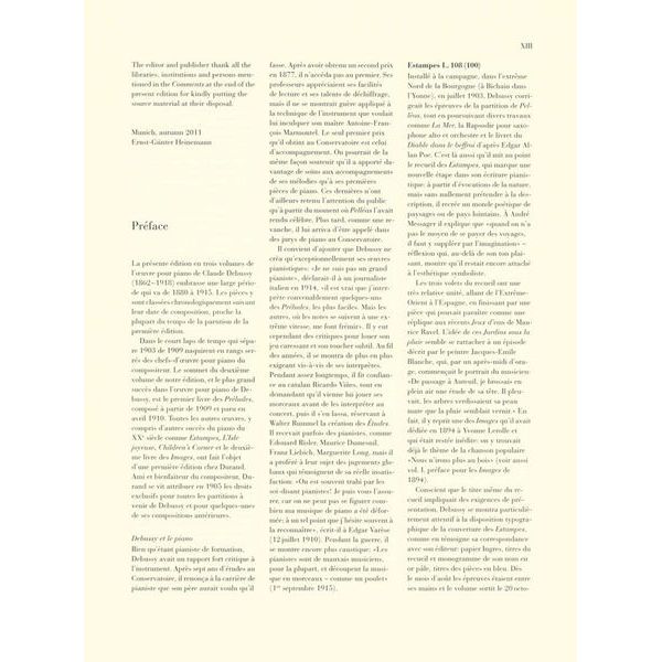 Henle Verlag Debussy Klavierwerke 2