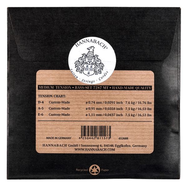 Hannabach 728MT Bass Strings