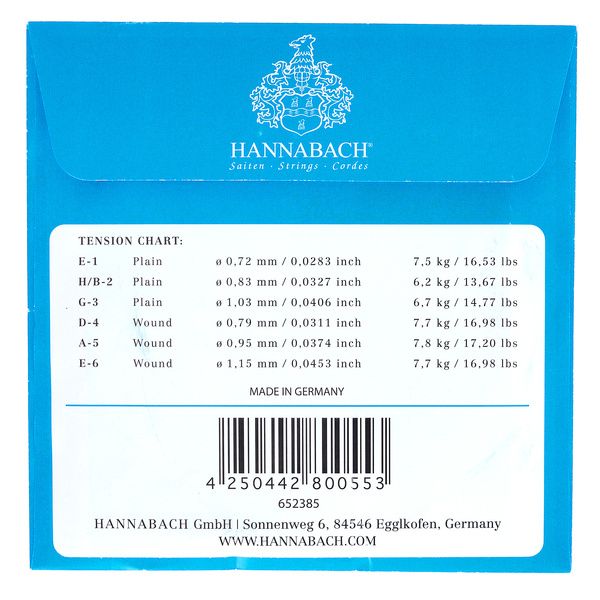 Hannabach 800HT single String A5w