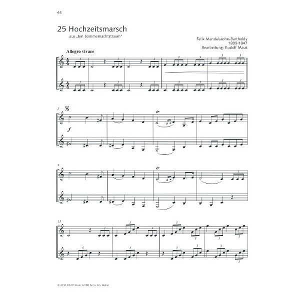 Schott Fröhliche Clarinet Duo 1