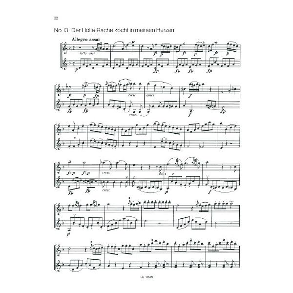 Universal Edition Zauberflöte 2 Violinen