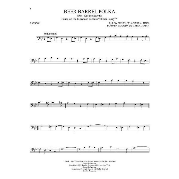 Hal Leonard First 50 Songs Bassoon