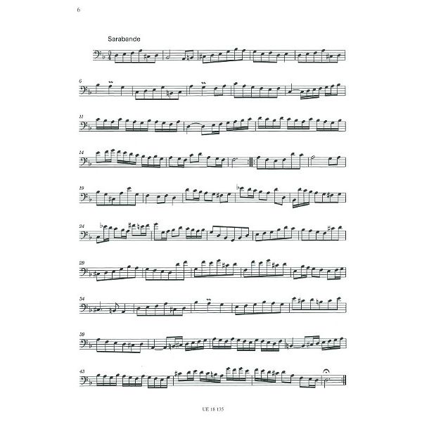 Universal Edition Bach Partita BWV 1013 Bassoon