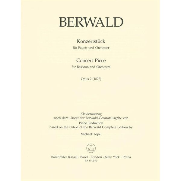 Bärenreiter Berwald Konzertstück op. 2