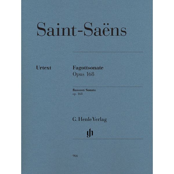 Henle Verlag Saint-Saens Fagottsonate