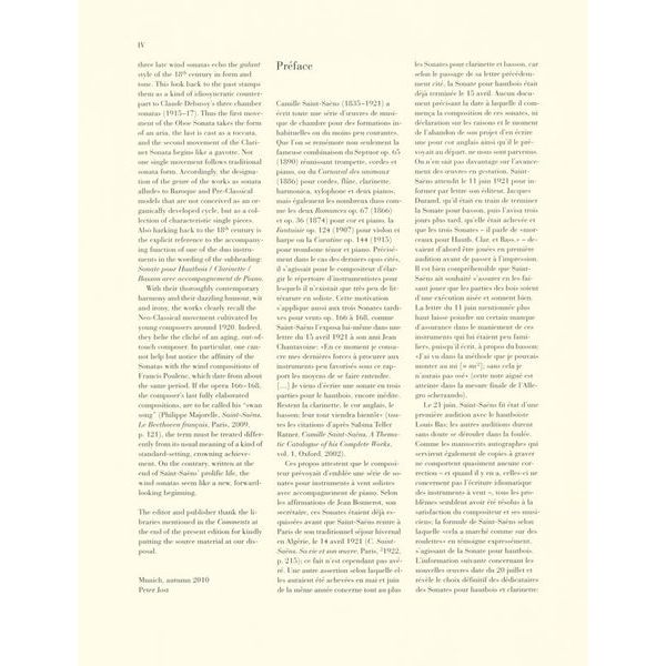Henle Verlag Saint-Saens Fagottsonate