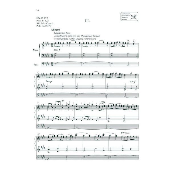 Dr. J. Butz Musikverlag Vivaldi 4 Jahreszeiten Orgel