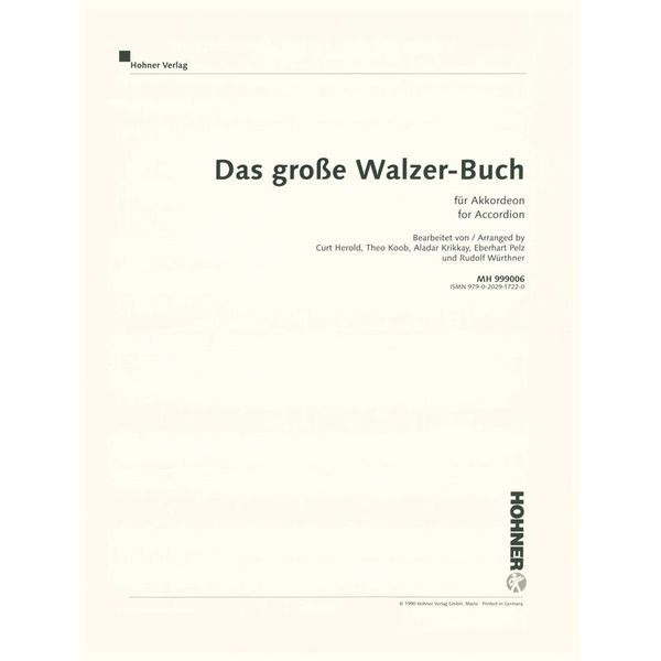 Hohner Große Walzerbuch Accordion