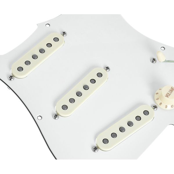 Mojotone 67 Q.Coil Hot Br. Pickguard WH