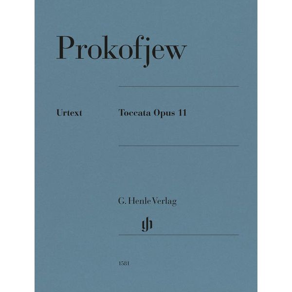 Henle Verlag Prokofjew Toccata Opus 11