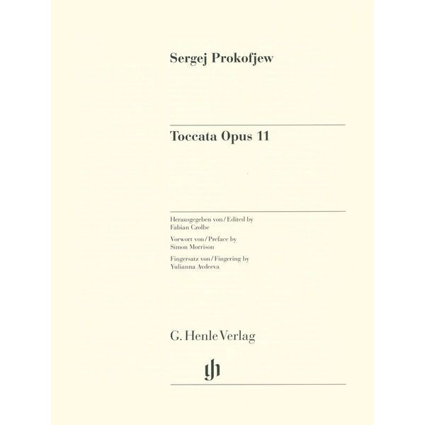 Henle Verlag Prokofjew Toccata Opus 11