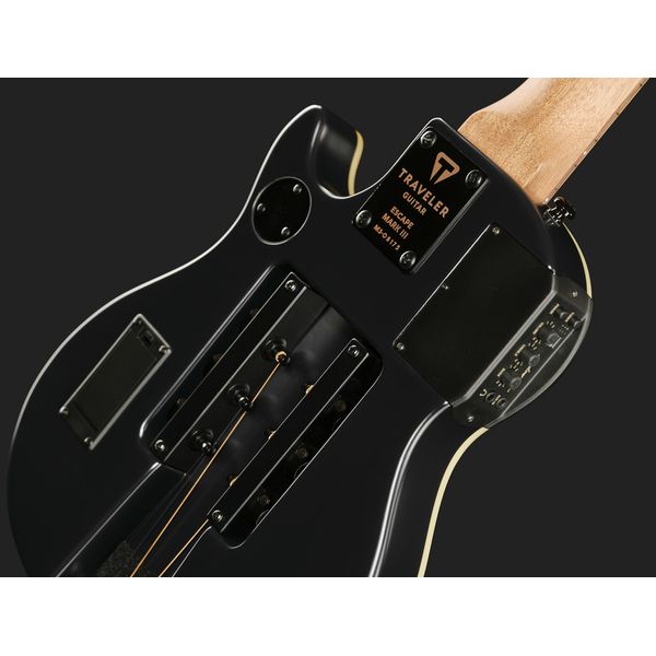 Traveler Guitar Escape Mark III Steel BK Satin