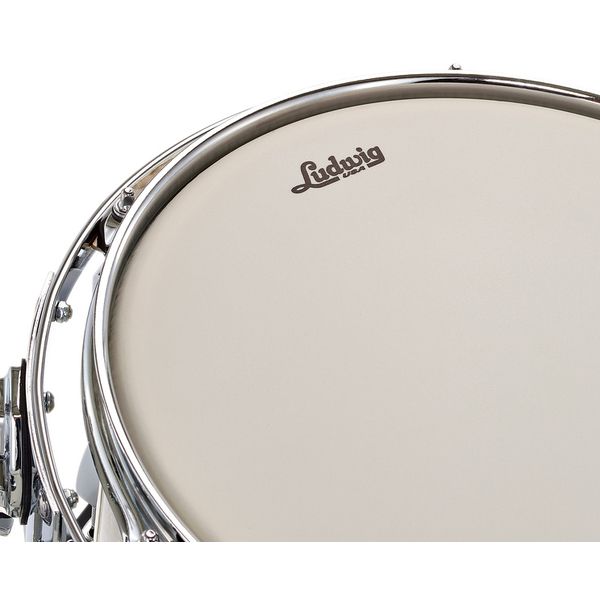 Ludwig Legacy Mahogany Fab V.White