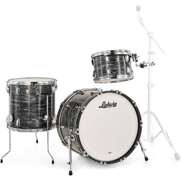 Ludwig Legacy Maple Fab Black Oyster