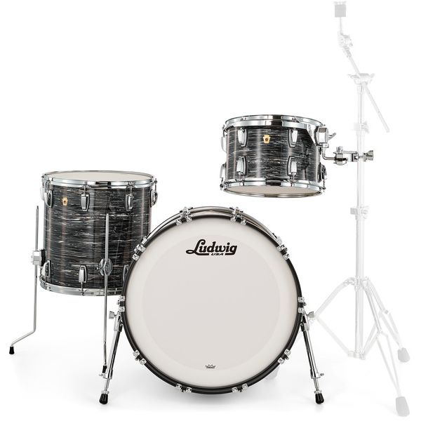 Ludwig Legacy Maple Fab Black Oyster