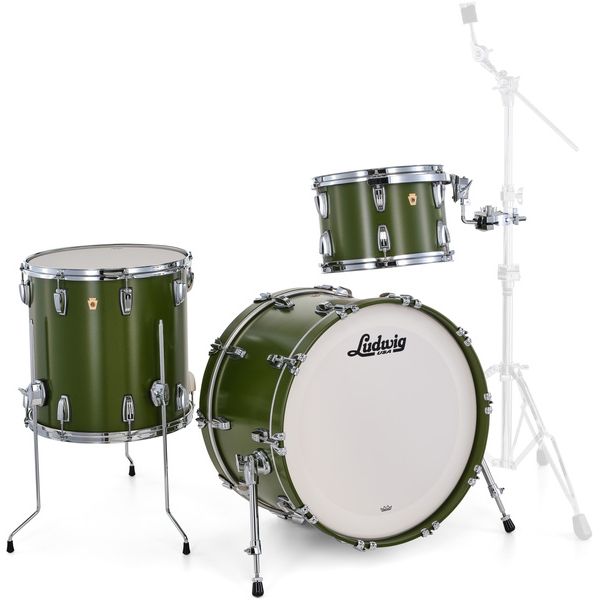 Ludwig Legacy Maple Fab Herit. Green