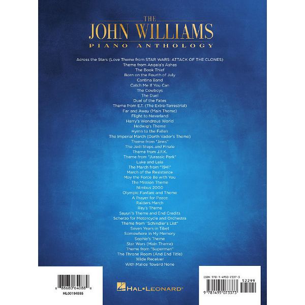 Hal Leonard John Williams Piano Anthology