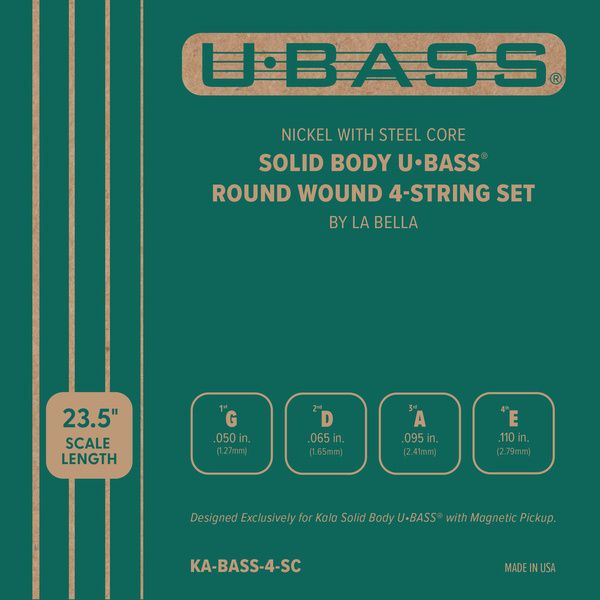 Kala U-Bass 4-string Set Roundwound