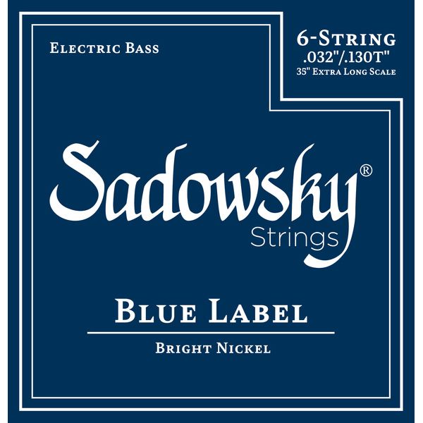 Sadowsky Blue Label Ni 6-String 032-130