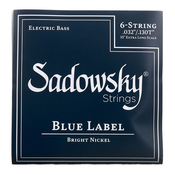 Sadowsky Blue Label Ni 6-String 032-130