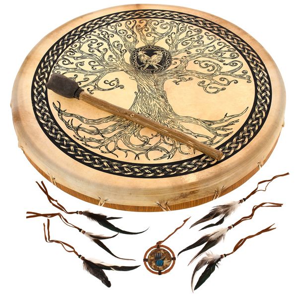 Terre Shaman Drum Goat Skin Tree 60