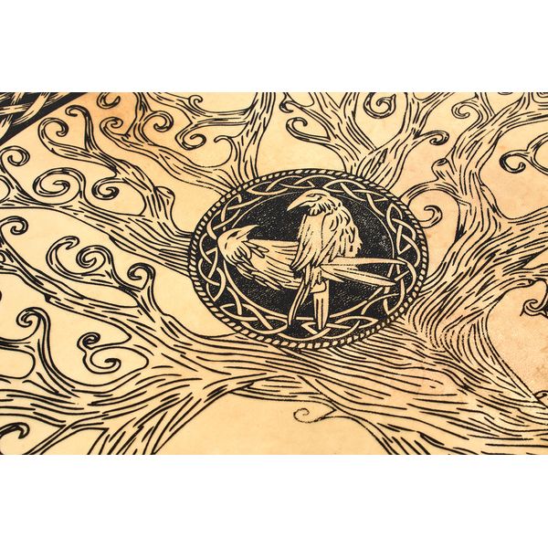 Terre Shaman Drum Goat Skin Tree 60