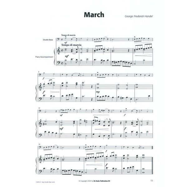 De Haske Easy Double Bass