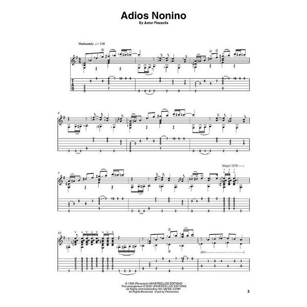 Hal Leonard Astor Piazzolla Guitar