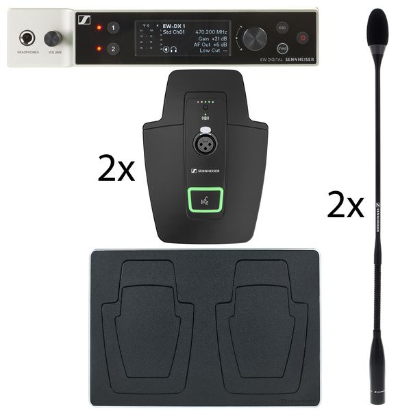 Sennheiser EW-DX 2CH Conference Set R1-9