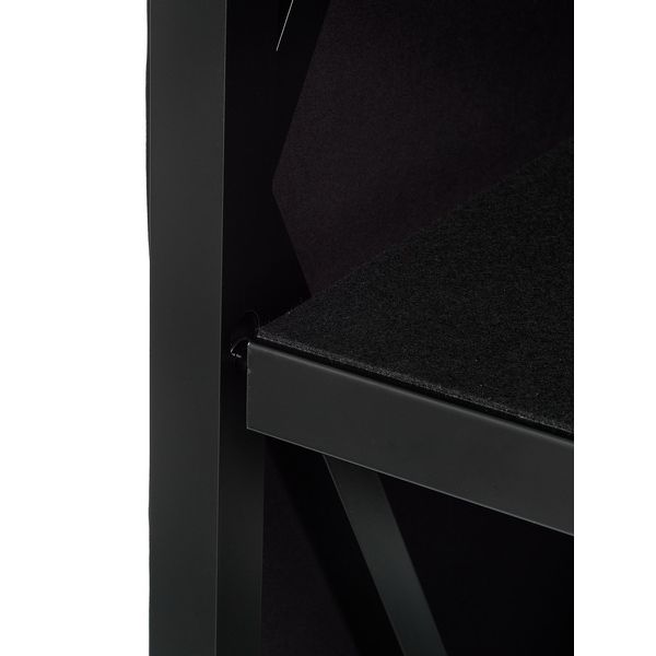 Roadworx DJ Table ALU Black Shelf