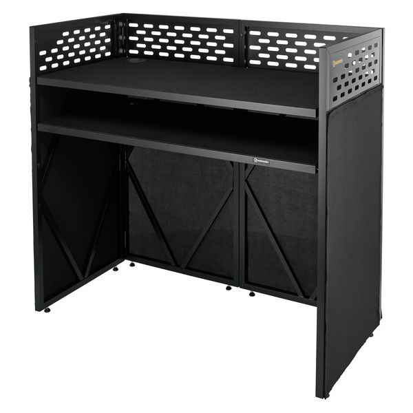 Roadworx DJ Table ALU Black Shelf