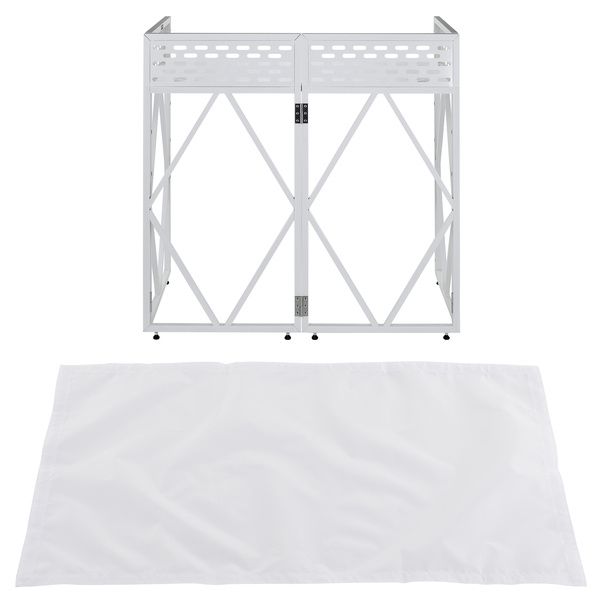 Roadworx DJ Table ALU White