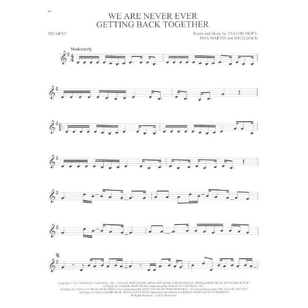Hal Leonard 50 Pop Songs for Kids Trumpet
