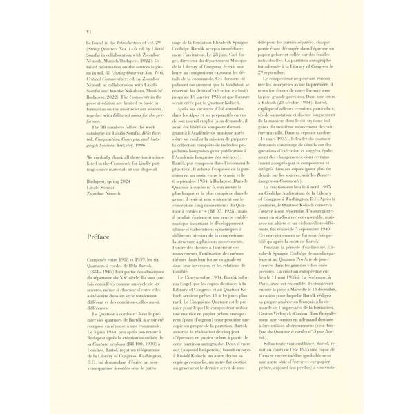 Henle Verlag Bartók Streichquartett Nr.5
